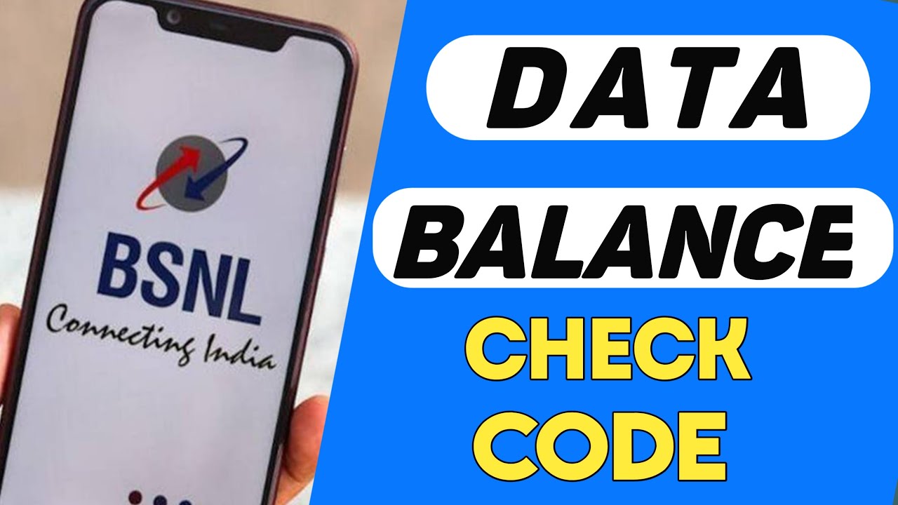 Bsnl Data Balance Check Number | Bsnl Net Balance Check Code | How To ...