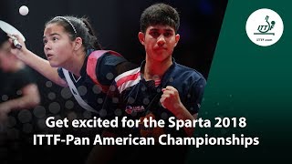 Get excited for the Sparta 2018 ITTF-Pan American Championships