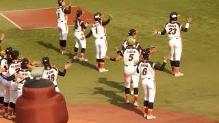 女子プロ野球埼玉アストライア　選手チアの勝利のダンス