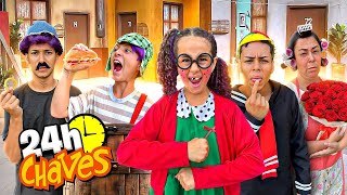 NOS TRANSFORMAMOS NA TURMA DO CHAVES POR 24 HORAS *mansao da SOPHIA