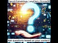 LangChain, Chroma, OpenAI Embedding, GPT - Ask questions on your own data - Tutorial