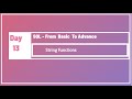Day 13- SQL from Basic To Advance -  String Functions