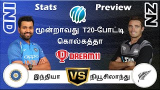 India vs New Zealand 3rd T20 Pre Match Analysis & Dream11 Prediction | SL & GL Prediction | Kolkata