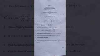 2021 KU DEGREE 1st SEM| MATHS (MATHEMATICS) EXAM| QUESTIONS PAPER| SEPTEMBER