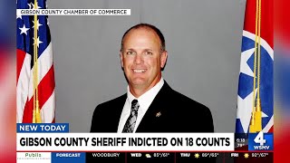 Gibson County Sheriff indicted on 18 counts