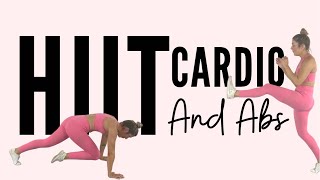 20 Min HIIT Cardio and Abs Workout! No equipment needed! Total SWEAT FEST!