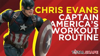 Chris Evans Captain America Workout Routine - Total Shape