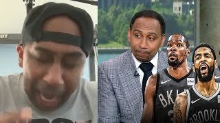 Stephen A. Smith INSANE reaction to Nets signing Kevin Durant! (Before and After signing)
