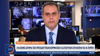 Φάμελλος: Πρωτοβουλία συνεννόησης με τα προοδευτικά κόμματα για αίτημα προ ημερησίας για τα Τέμπη