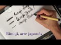 kuretake bimoji pen brush el arte japonés