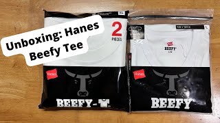 Hanes Beefy Tee unboxing