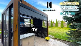 Mirador Pergola Accessories: DIY Shutter Walls, Sliding Doors \u0026 Screens