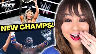 OBA FEMI \u0026 GIULIA WIN NXT CHAMPIONSHIPS, THE ROCK APPEARS ON NXT!