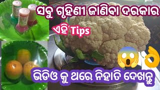 ସବୁ ଗୃହିଣୀ ଜାଣିବା ଦରକାର ଏହି Tips //ଭିଡିଓ କୁ ଥରେ ନିହାତି ଦେଖନ୍ତୁ 😱👌