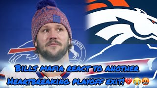 Bills Fans Left In SHOCK As They WATCH THEIR SEASON DIE Against The Denver Broncos || Fan Reactions