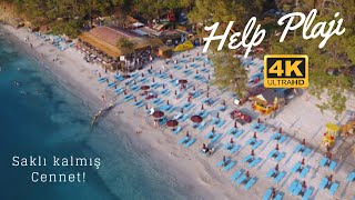 HELP PLAJI - Fethiye (Help Beach) [4K] I Saklı Kalmış Cennet!