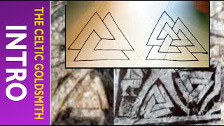 How to Draw Viking Patterns 119 - Valknut - Odin's Triangle - part 1 of 3