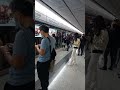 crowded central mtr stations.