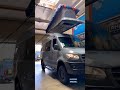 pop up roof with bed install going down on awd sprinter van