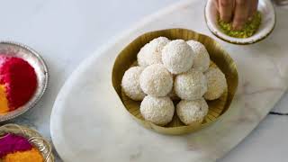 Holi Special - Coconut Laddoo (Nariyal Ladoo) - Sneak Peak