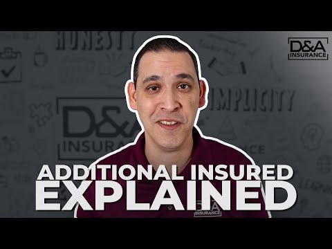 What is an additional insured rider?