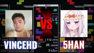 TETR.IO Tetra League (Season 2) VINCEHD vs 5HAN