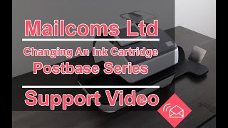 Changing the ink cartridge for a FP Mailing Postbase Series Franking Machine