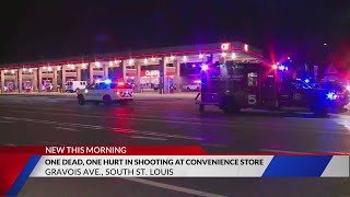 1 dead, 1 hurt in shooting at south St. Louis QuikTrip