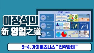 세일즈아카데미 (新영업之道)｜5-4. 가치비즈니스 전략과제｜전략과제 수립방법｜Value Business｜Sales AtoZ｜B2B 비즈니스 노하우｜언택트 비즈니스 교육