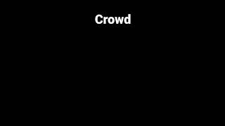 Crowd Sound effect