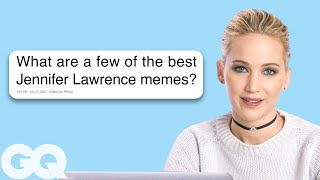 Jennifer Lawrence Replies to Fans on the Internet | Actually Me | GQ