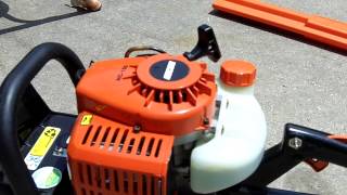 Starting the Echo HC 150 Hedge Trimmer and Yard Machines by MTD 10hp Chipper/Shredder