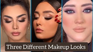 Three Different Makeup Or Eye Makeup 🥰😍|MagicalTouch.14| #makeup #eyemakeup #video #makeuptutorial