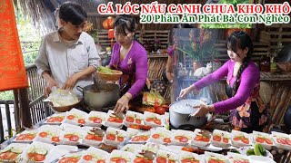 Tranh Thủ Nấu Cơm 2 Món Buổi Trưa Đem Đi Phát Cho Cô Bác Bán Vé Số • Toàn Miền Tây 669