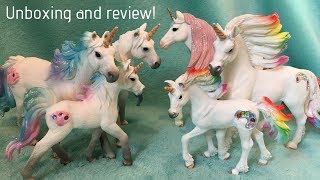 Schleich Bayala Unicorns Unboxing! 5+ Schleich! Part 1/2