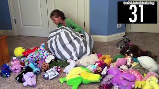 Stuff 'n Sit Stuffed Animal Storage Bean Bag