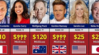 💲Top 50 Richest Celebrity Chefs 2024 | Gordon Ramsay | Master Chefs 2024 |