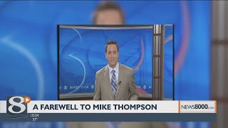 WKBT News 8 Now says farewell to long time Anchor Mike Thompson