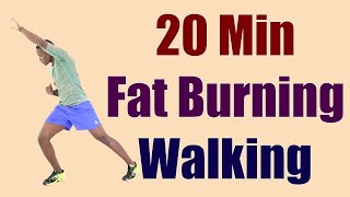 20 Minute Fat Burning Walking Workout for Losing Belly Fat 🔥 Burn 200 Calories 🔥