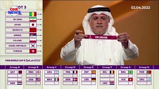 Undian Piala Dunia di Doha terjawab