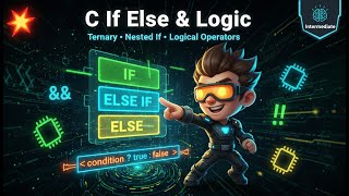 Learn Ternary Operator and Nested Conditions in C