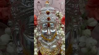 Beautiful Silver Pooja Articles and Laxmi Devi Face | Silver Divya Stands