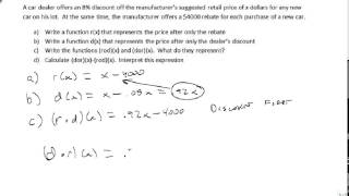 Solve applied composition problems