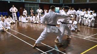 JKA Siam Camp 2015 Naka Tatsuya The elbows kombination