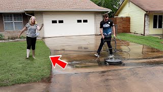 My Customer Thought I Was An Idiot | My First Pressure Washing Job
