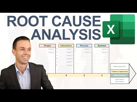 How to perform root cause analysis in Excel (cell-based Fishbone or Ishikawa)