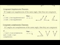 2.6 Proving Angles Congruent