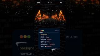 Christmas Tree Animation🔥 #shorts #html #css #javascript #programming #webdevelopment #cssanimation