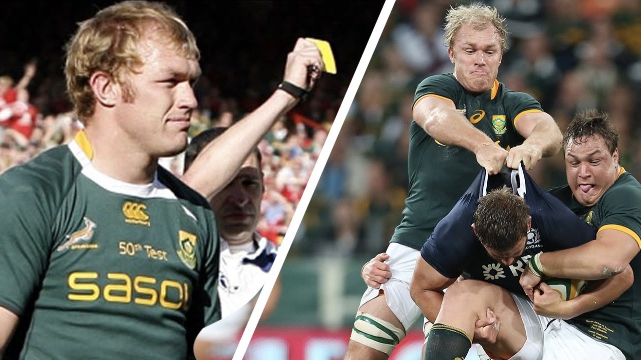 Schalk Burger | Rugby's Biggest Thugs - YouTube