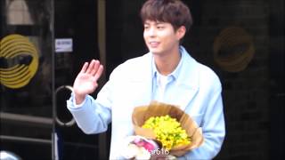 160304 박보검 parkbogum 뮤직뱅크 출근길 직캠